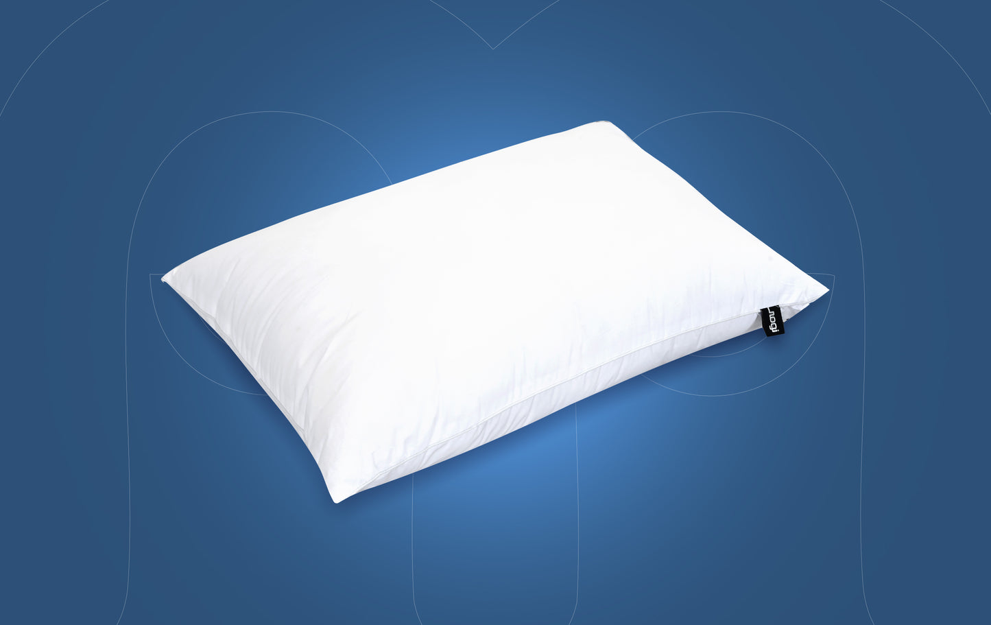 Microfiber sleeping pillow